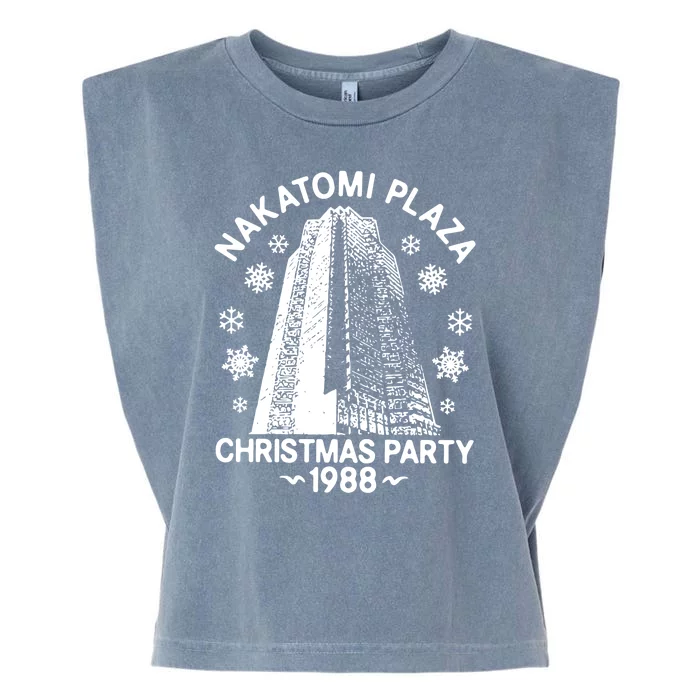 Christmas Party 1988 Nakatomi Plaza Hipster Garment-Dyed Women's Muscle Tee