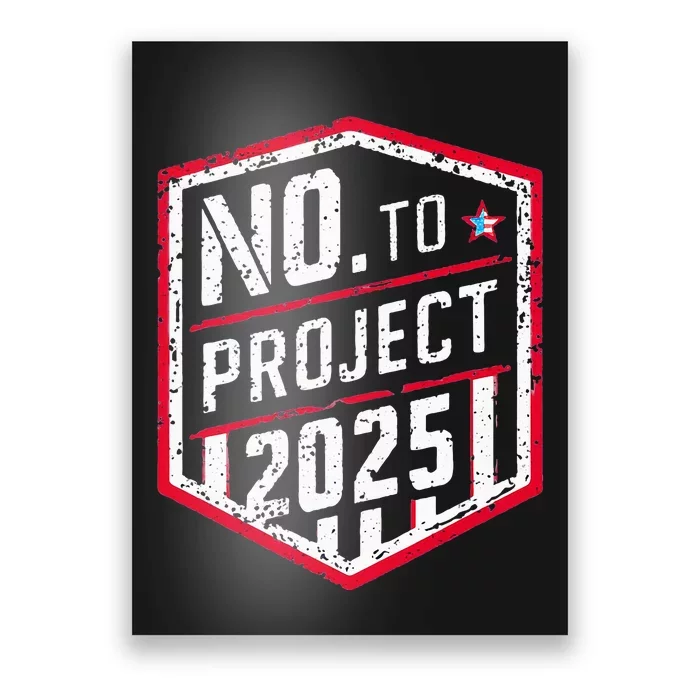 Current Political 2024 Stop Project 2025 Poster