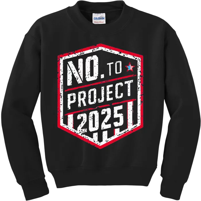 Current Political 2024 Stop Project 2025 Kids Sweatshirt