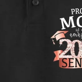 Celebration Proud 2024 Senior Mom I Elegant Pink Dry Zone Grid Performance Polo