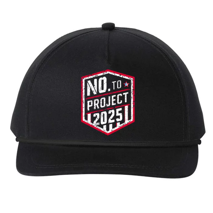 Current Political 2024 Stop Project 2025 Snapback Five-Panel Rope Hat