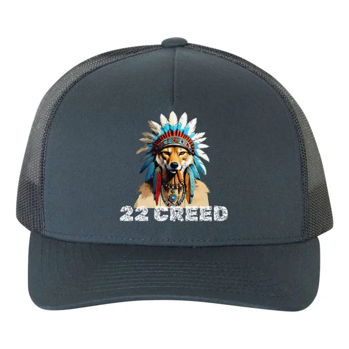 Coyote Predator 22 Cree.D Graphic Design Yupoong Adult 5-Panel Trucker Hat