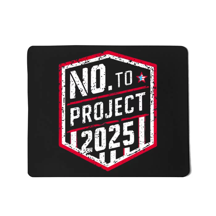 Current Political 2024 Stop Project 2025 Mousepad