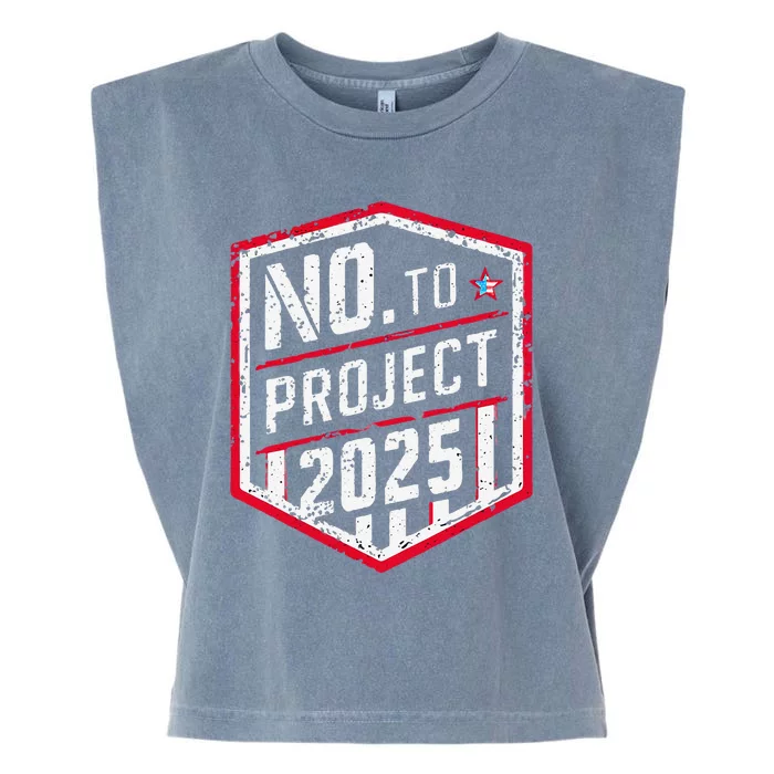 Current Political 2024 Stop Project 2025 Garment-Dyed Women's Muscle Tee