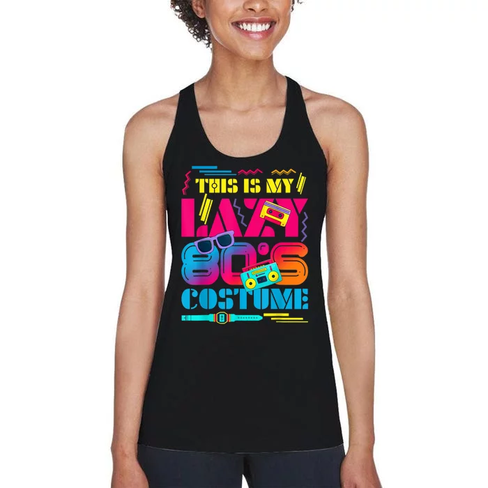 Costume Party 80s Women's Racerback Tank