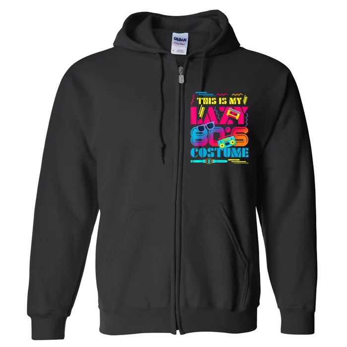 Costume Party 80s Full Zip Hoodie