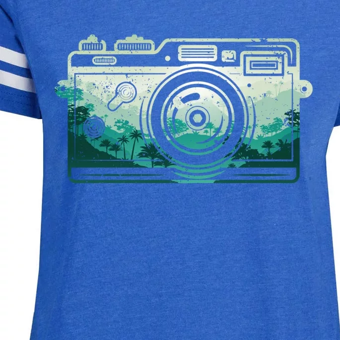 Cool Photography Art Photographer Camera Lover Gift Enza Ladies Jersey Football T-Shirt