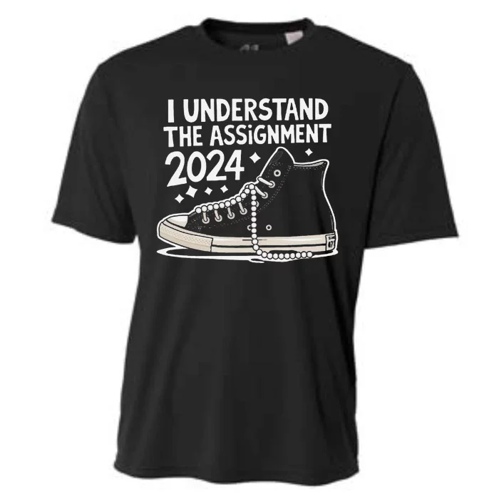 Chucks Pearls And Politics Harris Cooling Performance Crew T-Shirt