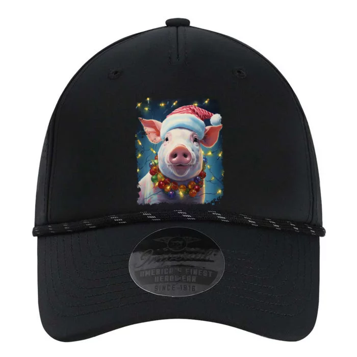 Christmas Pop Art Vintage Zoo Farm Xmas Animal Pig Gift Performance The Dyno Cap