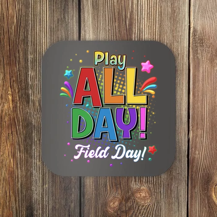 Colorful Play All Day Field Day Coaster