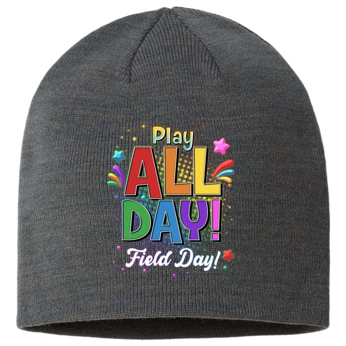 Colorful Play All Day Field Day 8 1/2in Sustainable Knit Beanie