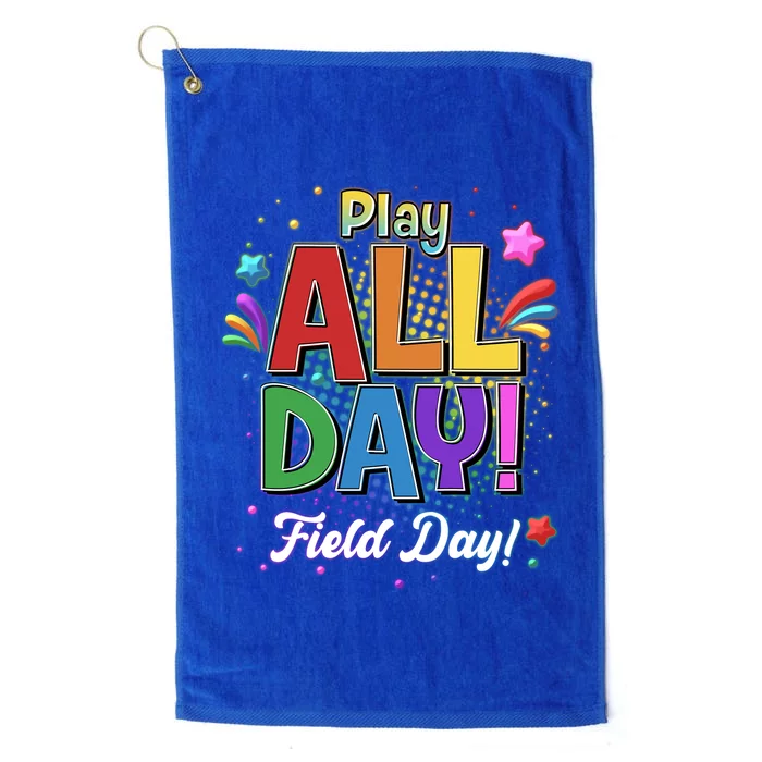 Colorful Play All Day Field Day Platinum Collection Golf Towel