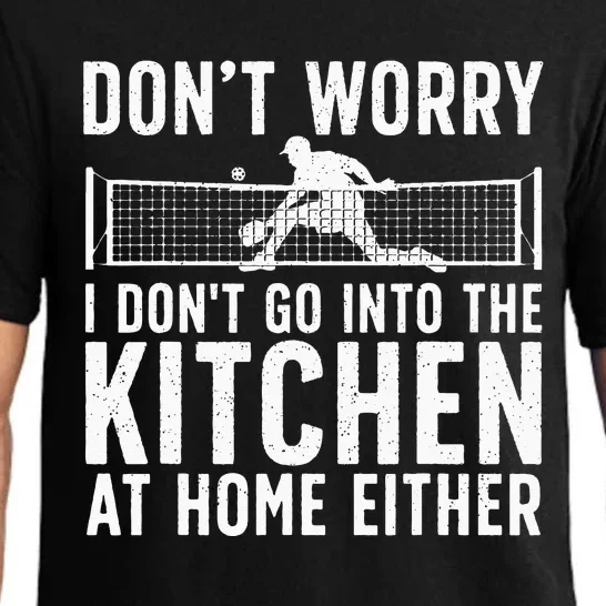 Cool Pickleball Art For Men Women Kitchen Pickle Ball Player Pajama Set