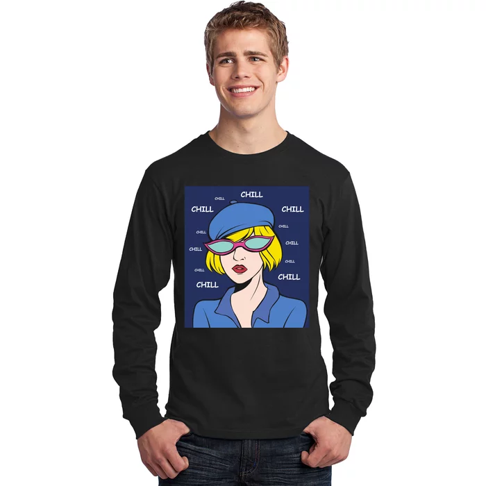 Chill Pop Art Long Sleeve Shirt