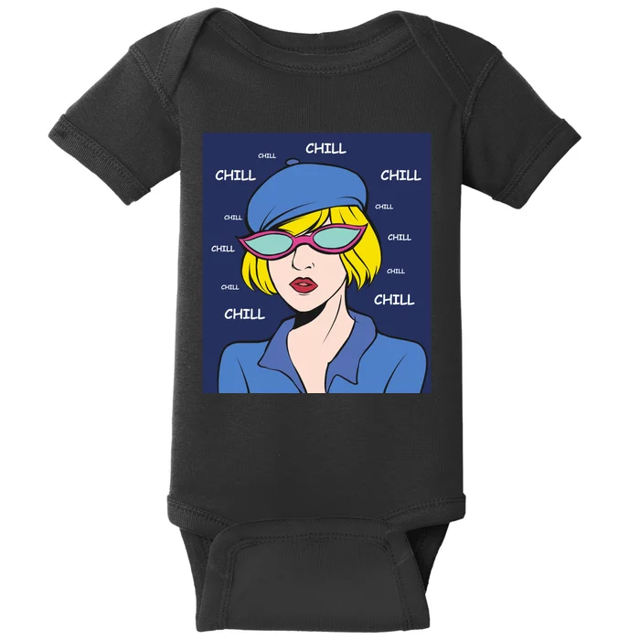 Chill Pop Art Baby Bodysuit