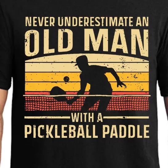 Cool Pickleball Art Paddle Pickleball Player Pajama Set