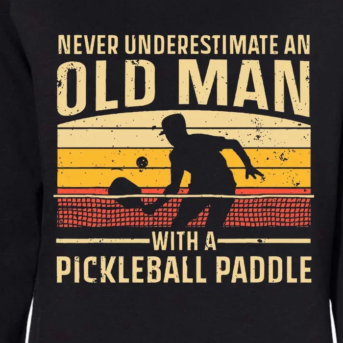 Cool Pickleball Art Paddle Pickleball Player Womens California Wash Sweatshirt