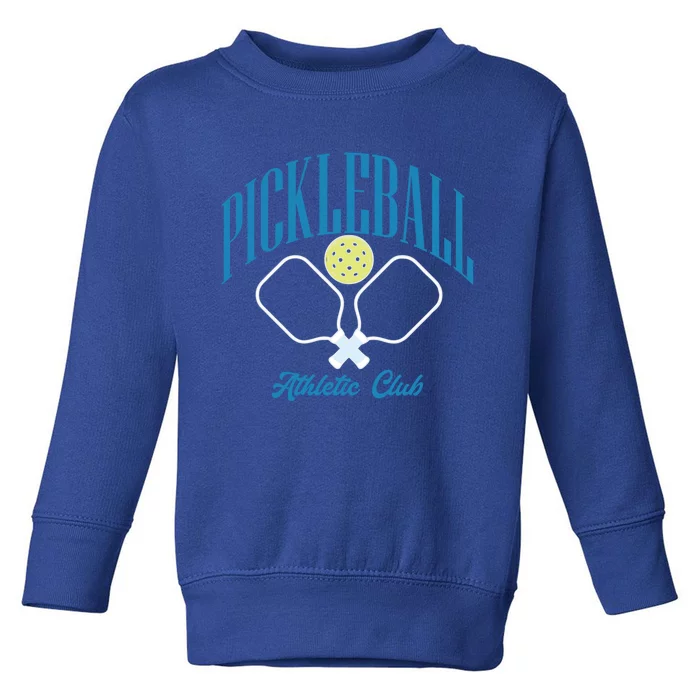 Cute Pickleball Athletic Club Gift Toddler Sweatshirt