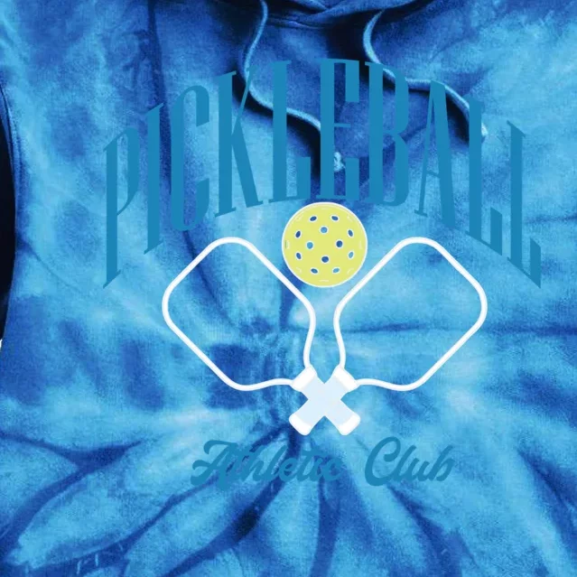 Cute Pickleball Athletic Club Gift Tie Dye Hoodie