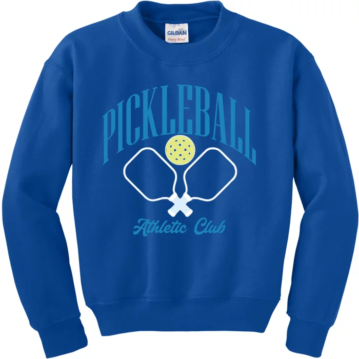 Cute Pickleball Athletic Club Gift Kids Sweatshirt