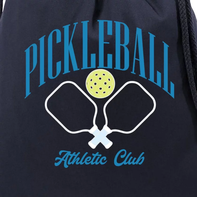 Cute Pickleball Athletic Club Gift Drawstring Bag