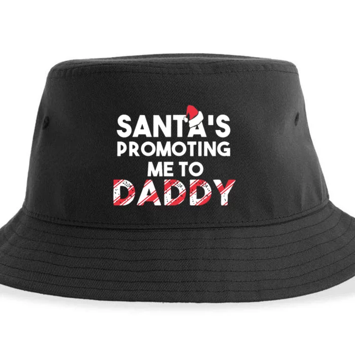 Christmas Pregnancy Announcement New Dad Gift Sustainable Bucket Hat