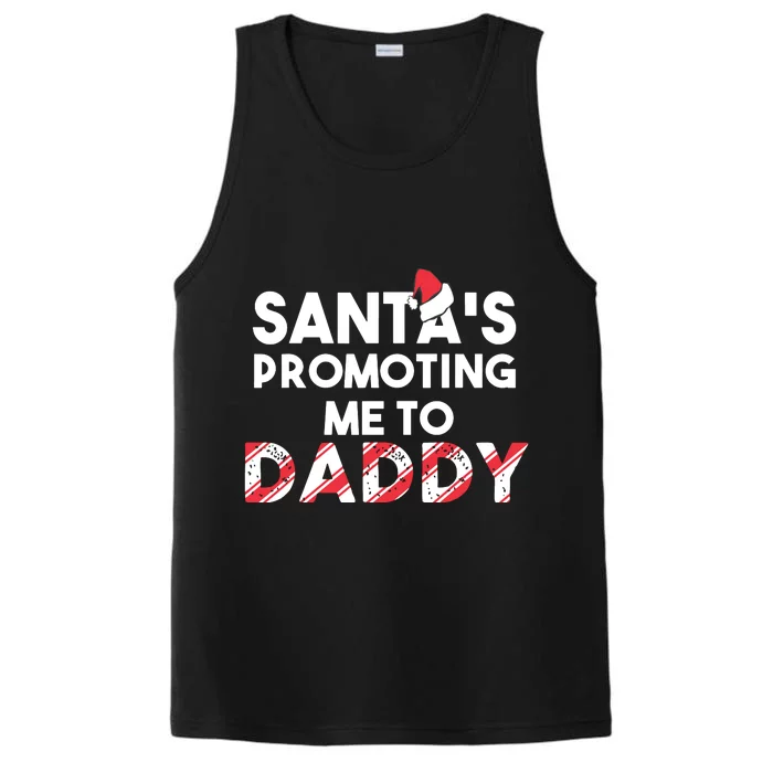 Christmas Pregnancy Announcement New Dad Gift Performance Tank