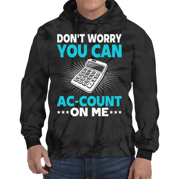 Certified Public Accountant Account Analyst Funny Gift Tie Dye Hoodie