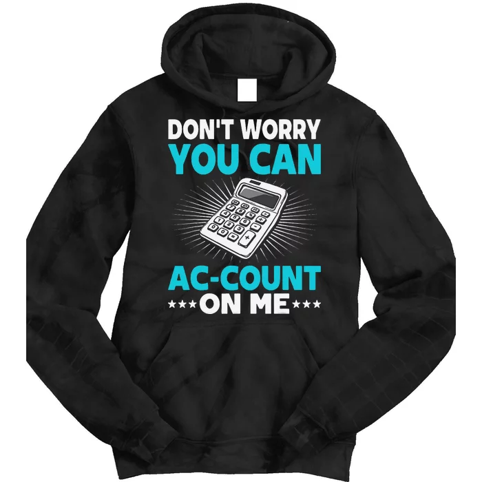 Certified Public Accountant Account Analyst Funny Gift Tie Dye Hoodie