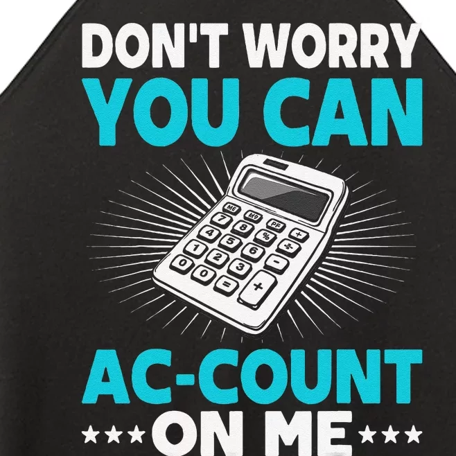 Certified Public Accountant Account Analyst Funny Gift Women’s Perfect Tri Rocker Tank