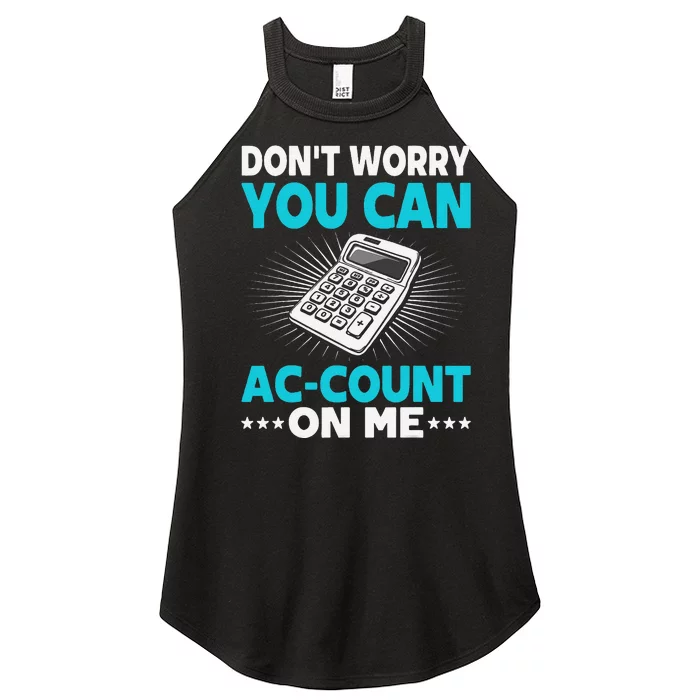 Certified Public Accountant Account Analyst Funny Gift Women’s Perfect Tri Rocker Tank