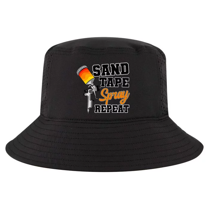 Car Painter Automative Detailing Sand Tape Spray Vehicle Cool Comfort Performance Bucket Hat