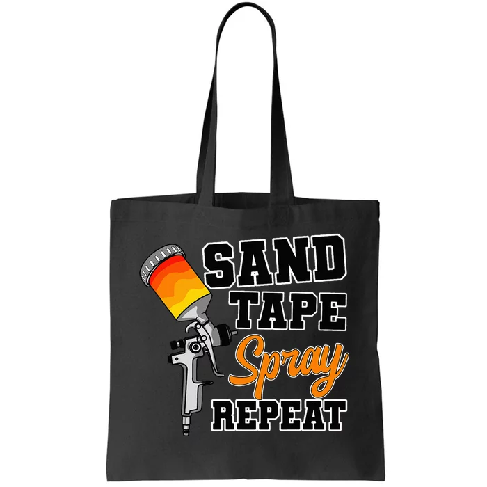 Car Painter Automative Detailing Sand Tape Spray Vehicle Tote Bag