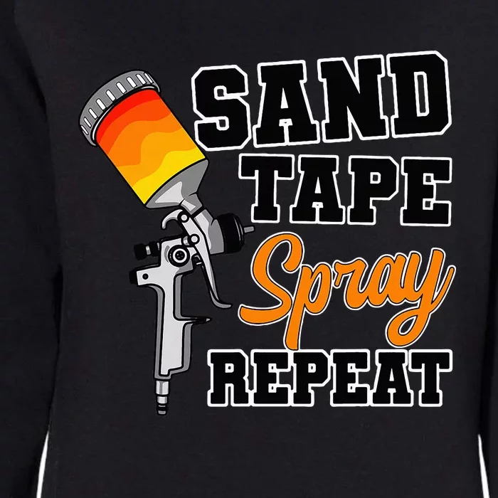 Car Painter Automative Detailing Sand Tape Spray Vehicle Womens California Wash Sweatshirt