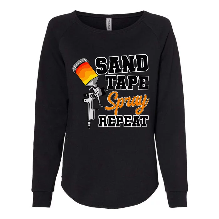 Car Painter Automative Detailing Sand Tape Spray Vehicle Womens California Wash Sweatshirt