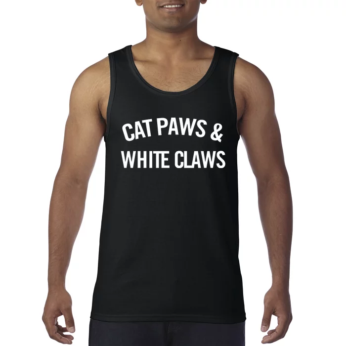 Cat Paws And White Claws Tank Top