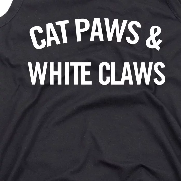 Cat Paws And White Claws Tank Top