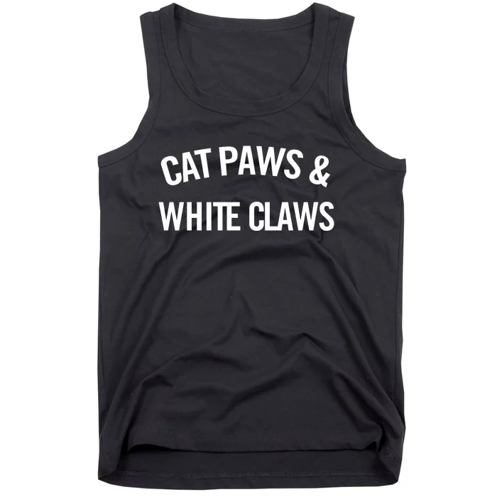 Cat Paws And White Claws Tank Top