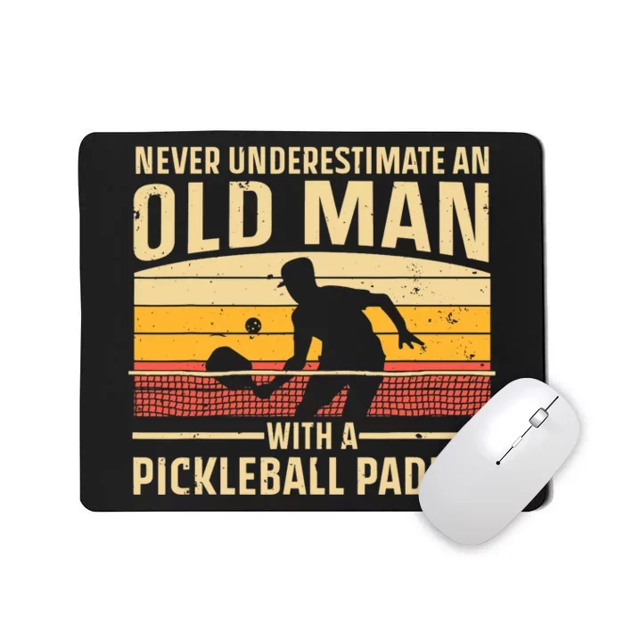 Cool Pickleball Art For Paddle Pickleball Player Mousepad