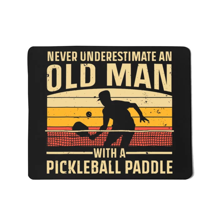 Cool Pickleball Art For Paddle Pickleball Player Mousepad