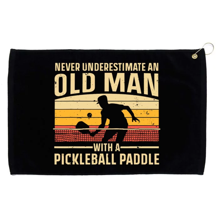 Cool Pickleball Art For Paddle Pickleball Player Grommeted Golf Towel