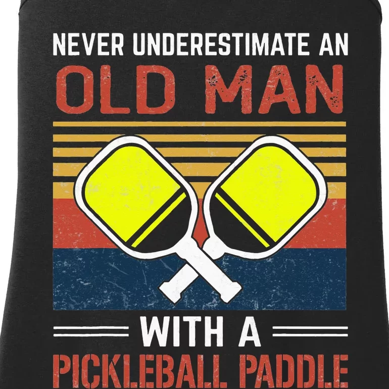 Cool Pickleball Art For Paddle Pickleball Player Dink Ladies Essential Tank