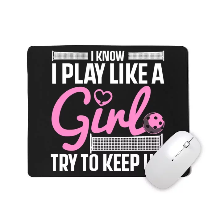 Cool Pickleball Art For Wo Girls Player Pickleball Lover Mousepad