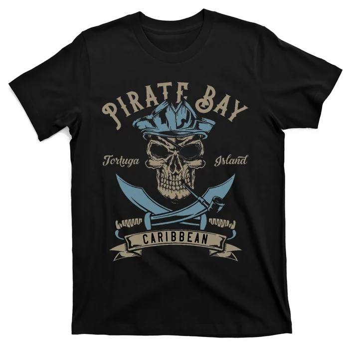 Caribbean Pirate And Saber Pirate Costume T-Shirt