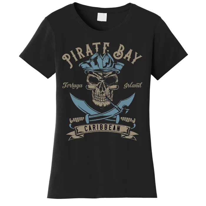 Caribbean Pirate And Saber Pirate Costume Women's T-Shirt