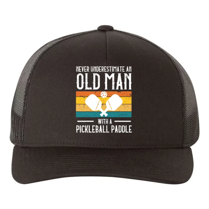 Cool Pickleball Art For Paddle Pickleball Player Yupoong Adult 5-Panel Trucker Hat