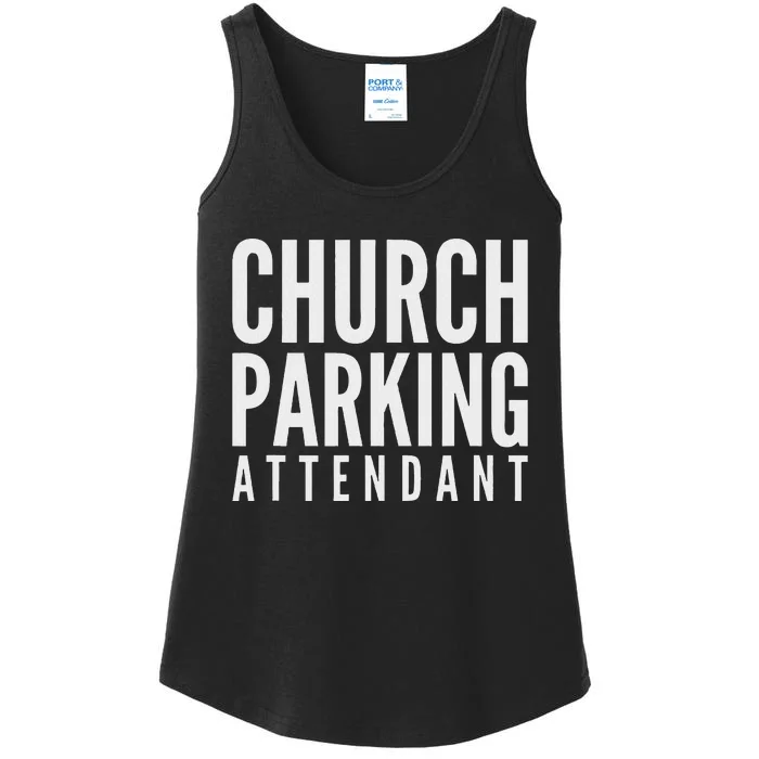 Church Parking Attendant Ladies Essential Tank