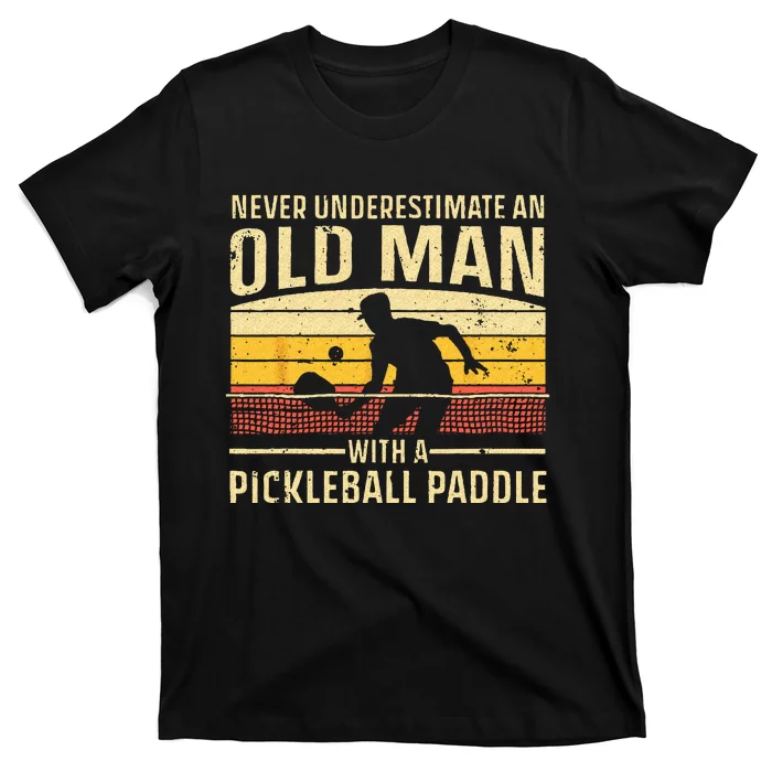 Cool Pickleball Art For Wo Paddle Pickleball Player T-Shirt