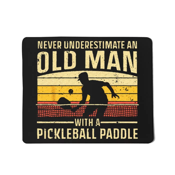 Cool Pickleball Art For Wo Paddle Pickleball Player Mousepad