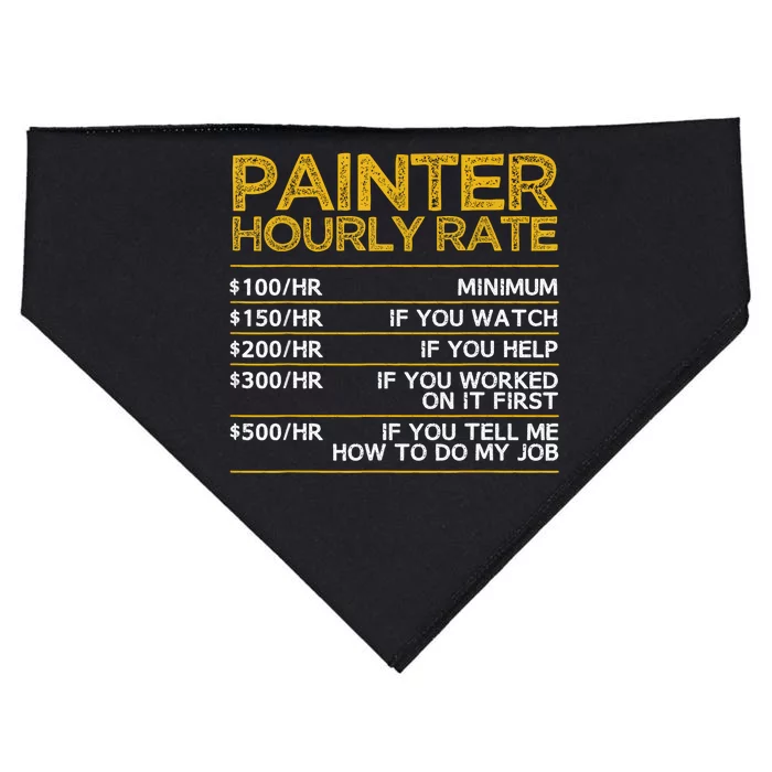 Cool Painter Art For Painting Job House Painter USA-Made Doggie Bandana